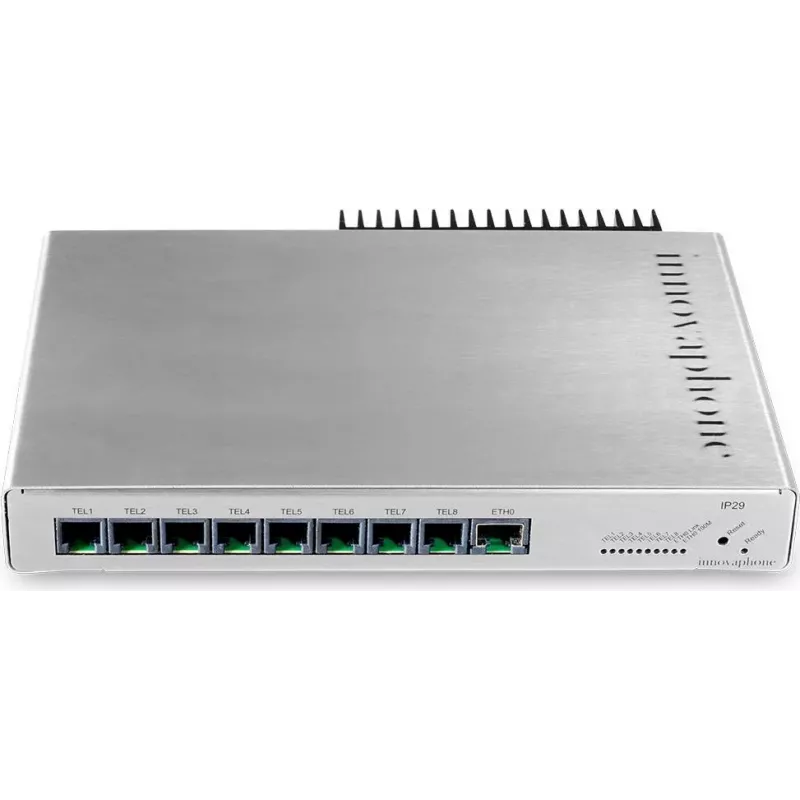 Innovaphone IP29-8 gateway VoIP para 8 extensões analógicas, PoE