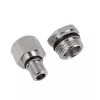Aqua Computer conjunto de adaptadores reto Eheim 1046 para rosca interior G1/4 polegadas - prateado