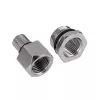 Aqua Computer conjunto de adaptadores reto Eheim 1046 para rosca interior G1/4 polegadas - prateado
