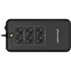 Bluewalker PowerWalker VFD 800 APFC UPS - 800 VA / 420 W - 6 tomadas Schuko - preto