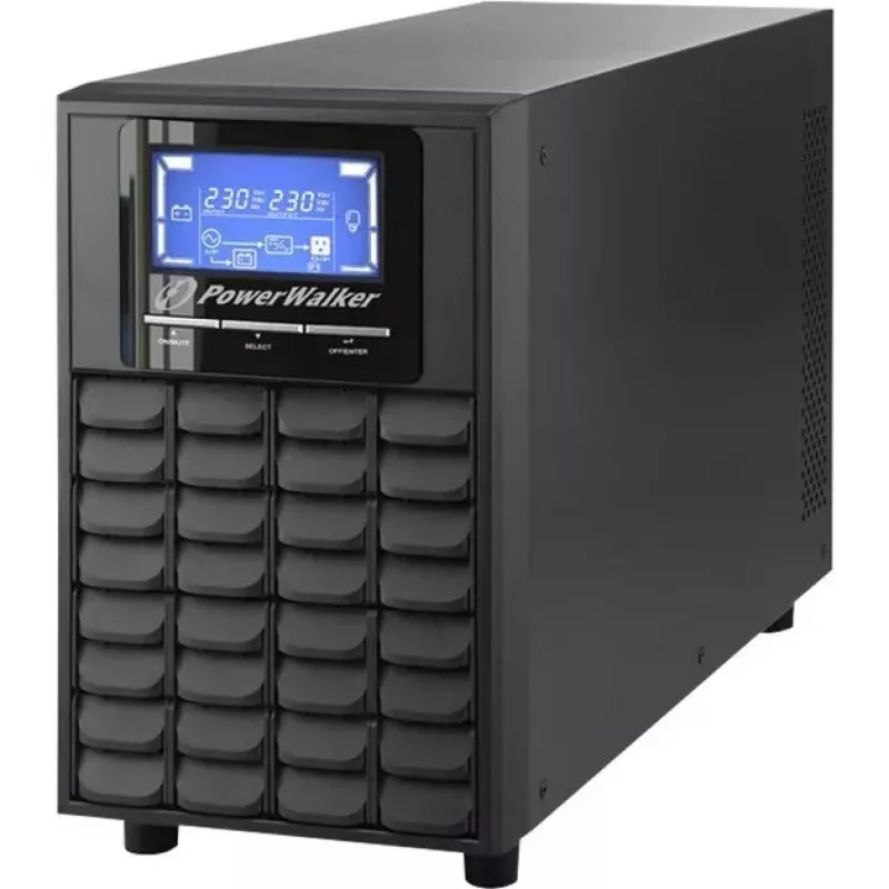 Bluewalker PowerWalker VFI 2000C LCD UPS - 1600W / 2000VA - Online Double Conversion - 4x IEC C13 - USB e RS-232 - Torre
