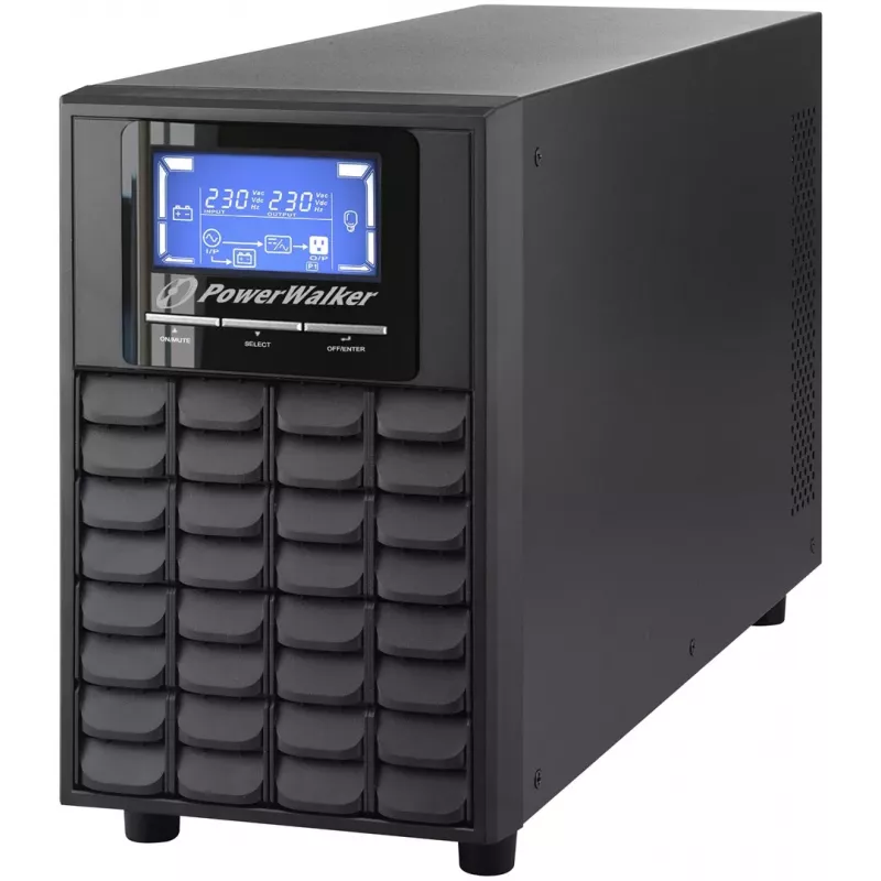 Bluewalker PowerWalker VFI 2000C LCD UPS - 1600W / 2000VA - Online Double Conversion - 4x IEC C13 - USB e RS-232 - Torre