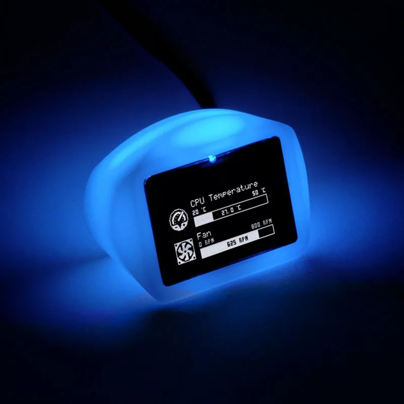 AQUA COMPUTER VISION Unidade de secretária com recetor IR e medição de temperatura