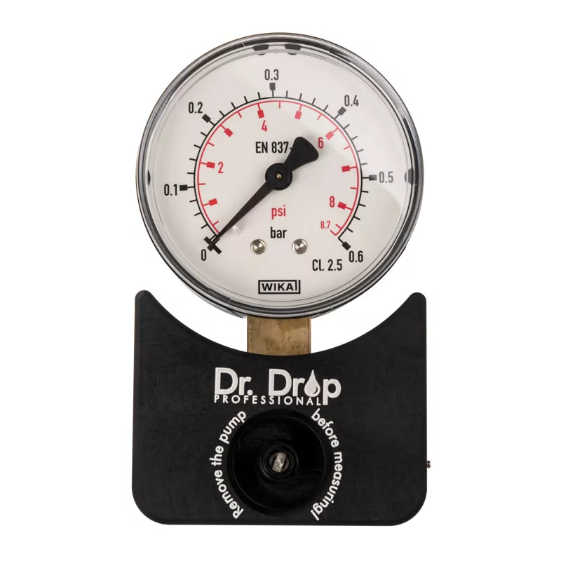 Aqua Computer Dr. Drop Professional testador de fugas para refrigeração líquida com bomba de ar