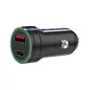 MEDIARANGE MRMA120 Carregador de carro USB-C 20W com Power Delivery, preto