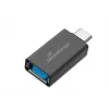 MEDIARANGE MRCS216 Adaptador USB-A para USB-C, preto, 5 Gbit/s