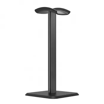 GEQUDIO GH-40 Suporte universal para auscultadores - fixação sob a secretária, rotação 360°, preto