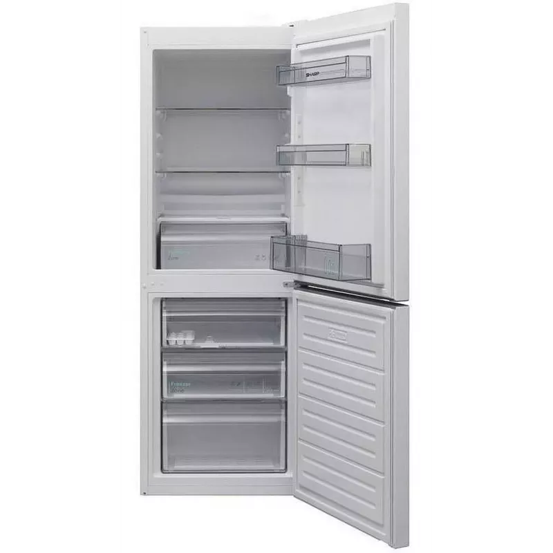 Sharp SJ-FBB02DTXWE-EU Combinado Frigorífico-Congelador, Branco, 324 L, E