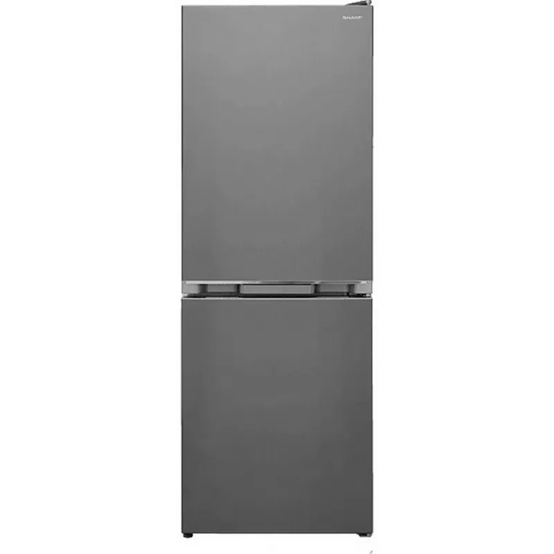 Sharp SJ-FBB02DTXLE-EU Combinado Frigorífico-Congelador, 268 L, Total No Frost, Prateado, Classe Energética E