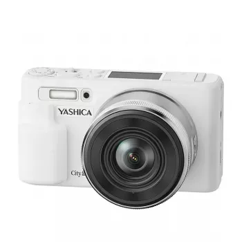 Yashica City 200 Câmara Digital Compacta, Zoom Ótico 10x, Branco