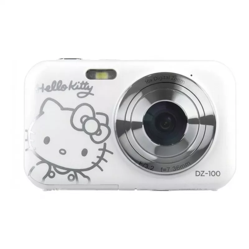 Yashica DZ-100 Hello Kitty Câmara Digital Branca