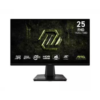 MSI MAG 256F E2 Monitor Gaming 24,5 polegadas Full HD Rapid IPS - 180Hz, 1ms, FreeSync Premium