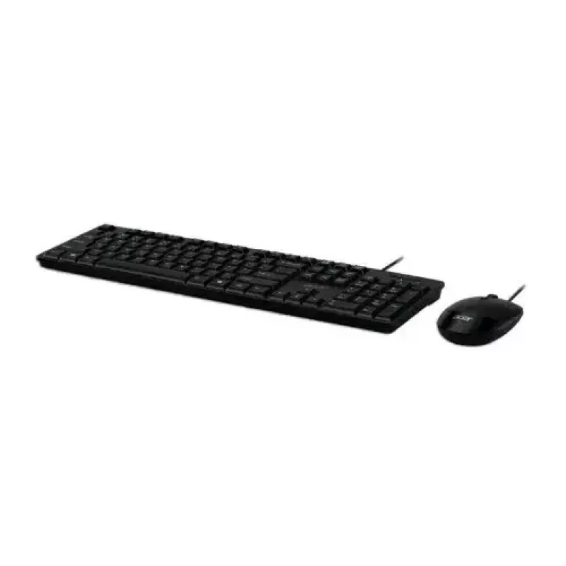 Acer AAK400 Conjunto de Teclado e Rato com Fios - Layout US - Preto - Embalagem de Retalho