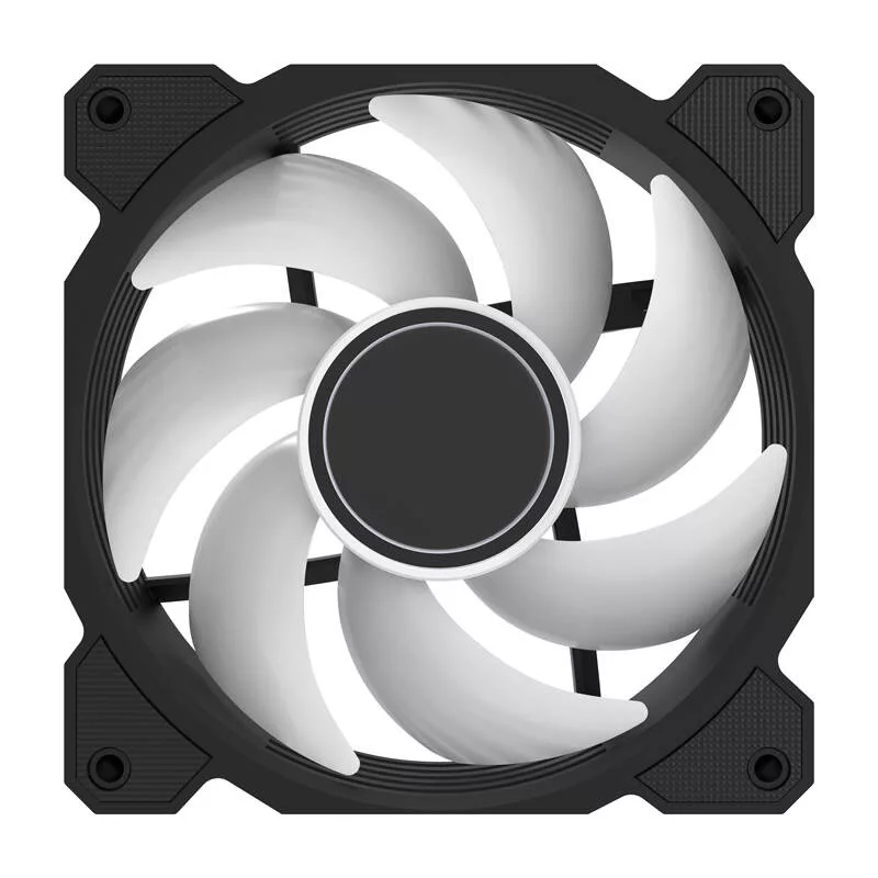 Ventoinha de refrigeração Darkflash DR08 3-em-1 (preta)