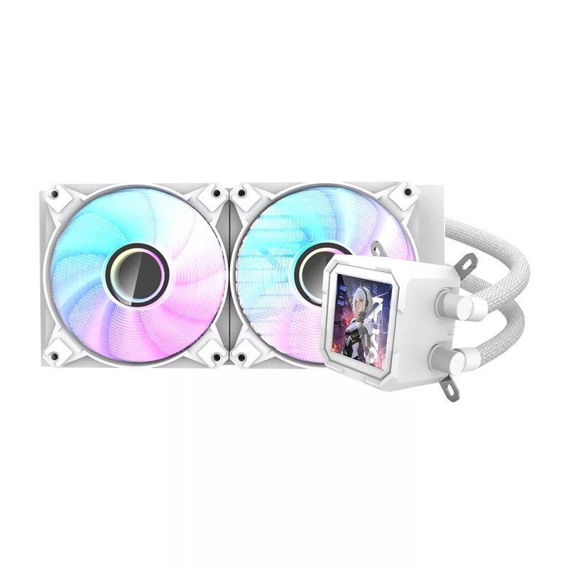 Darkflash DV240S refrigeração líquida para CPU, branco