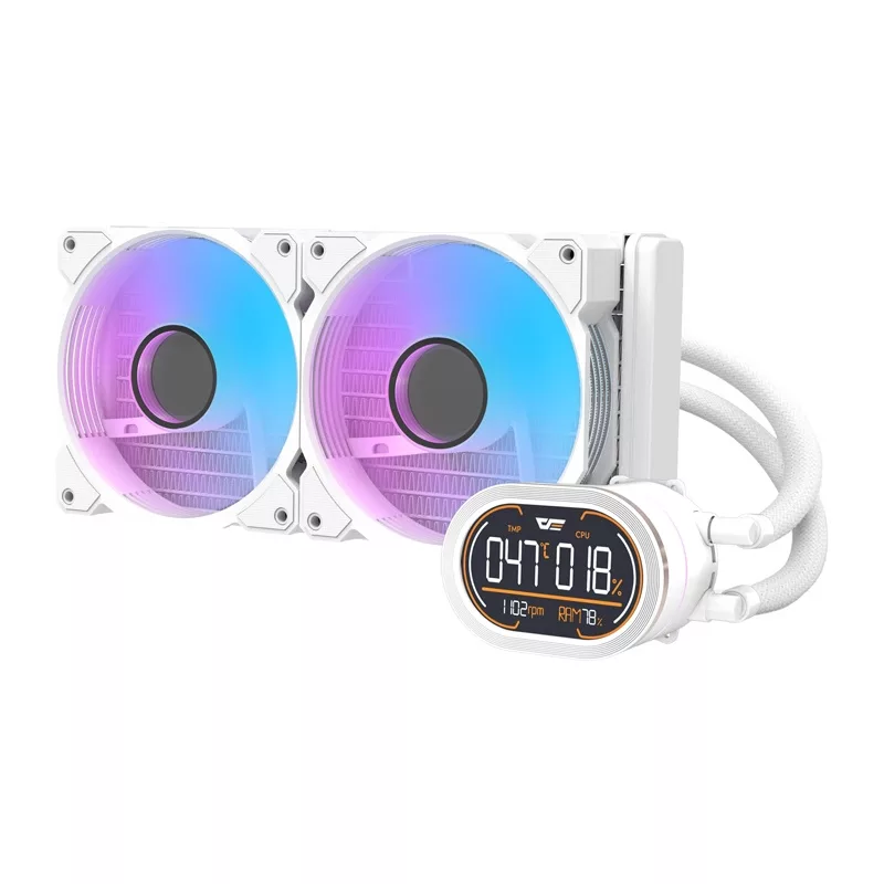 Darkflash DH240D v2 cooler para CPU, branco