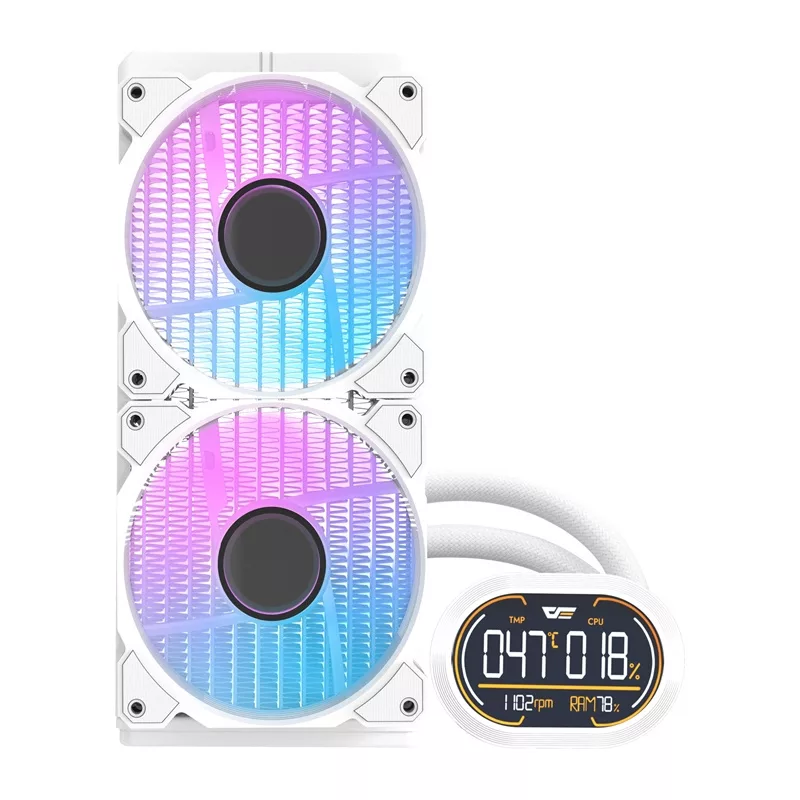 Darkflash DH240D v2 cooler para CPU, branco