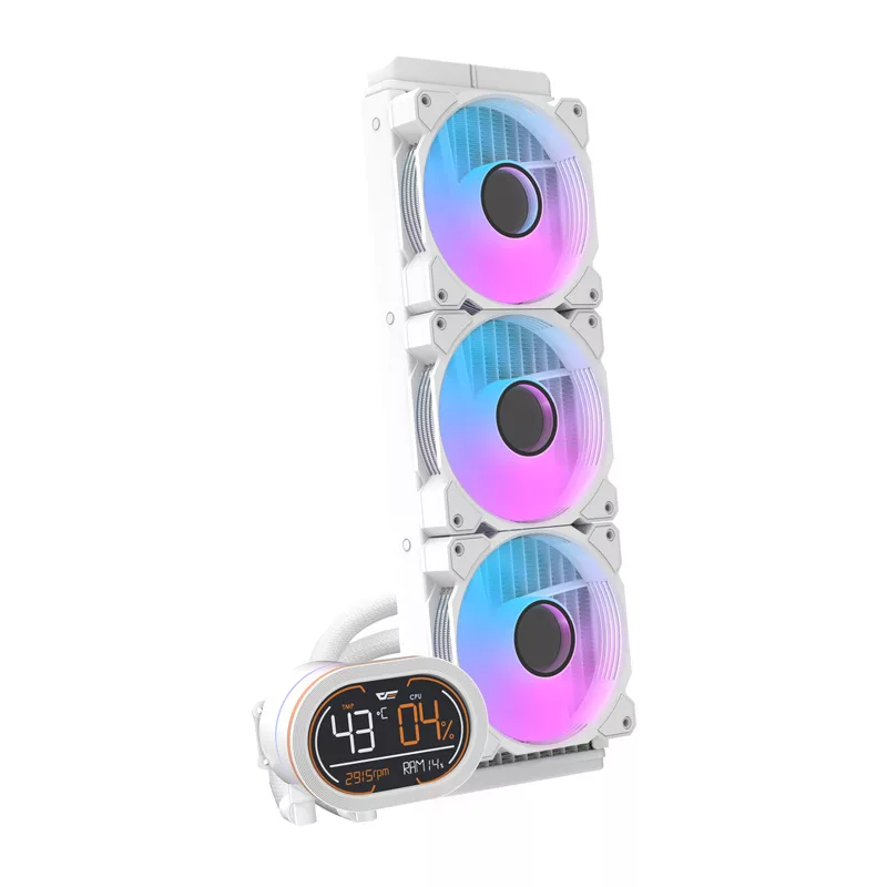 Darkflash DH360D refrigeração líquida para CPU, branco