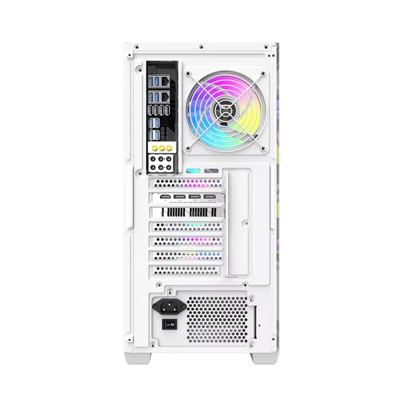 Caixa de computador Mid-Tower DarkFlash DS900WD branca