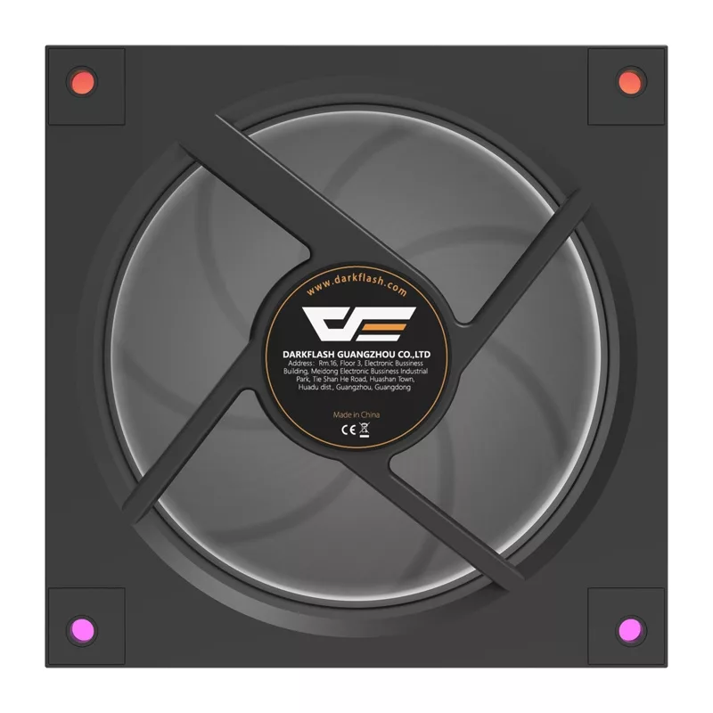 Ventoinha de caixa DarkFlash DM20 LINE (preta)
