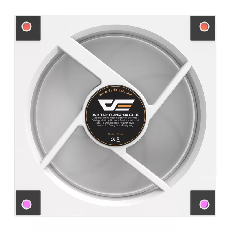 Ventoinha de caixa DarkFlash DM20 LINE (branca) 120mm PWM ARGB