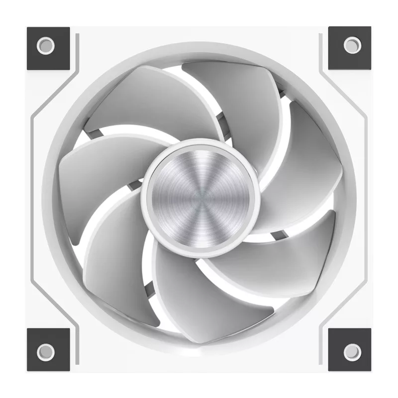 Ventoinha de caixa DarkFlash DM20 LINE (branca) 120mm PWM ARGB