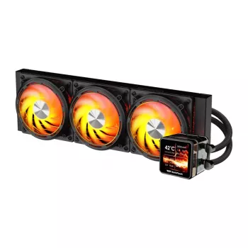 Darkflash DE360 refrigeração líquida para CPU, preto