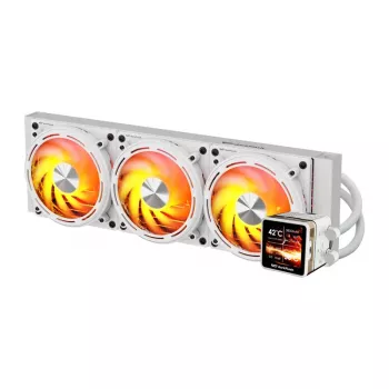 Darkflash DE360 refrigeração líquida para CPU, branco