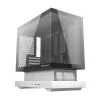 Caixa de computador Mid Tower Darkflash F1 branca + 6 ventoinhas ARGB