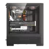 Caixa de computador Mid-Tower DarkFlash AIRNOVA preta + 3 ventoinhas ARGB de 120mm