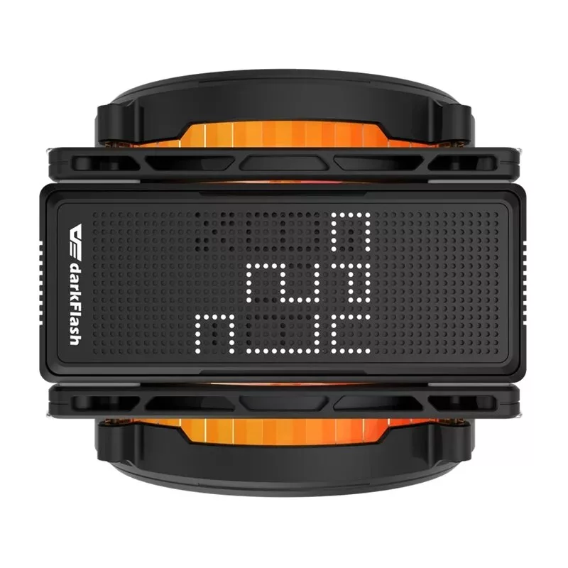Darkflash E400 PLUS cooler ativo para CPU, preto