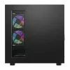 Caixa de computador Mid-Tower DarkFlash DS950 (preta) com 6 ventoinhas ARGB pré-instaladas