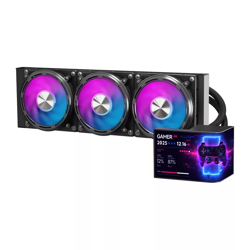 DarkFlash UV360 cooler para CPU, preto