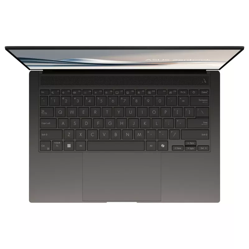 ASUS Zenbook S14 UX5406SA-PV528W portátil, Intel Core Ultra 7 258V, 14 polegadas 3K WQXGA+ 2880x1800 OLED 120 Hz, 32 GB LPDDR5X, SSD de 1 TB, Intel Arc Graphics, Wi-Fi 7, Windows 11 Home, cinzento
