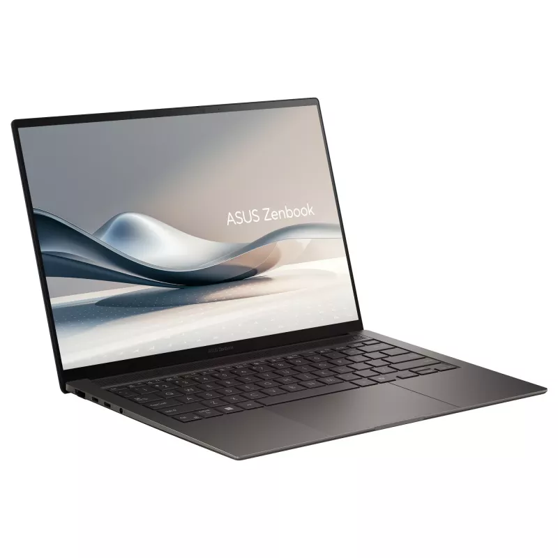ASUS Zenbook S14 UX5406SA-PV528W portátil, Intel Core Ultra 7 258V, 14 polegadas 3K WQXGA+ 2880x1800 OLED 120 Hz, 32 GB LPDDR5X, SSD de 1 TB, Intel Arc Graphics, Wi-Fi 7, Windows 11 Home, cinzento