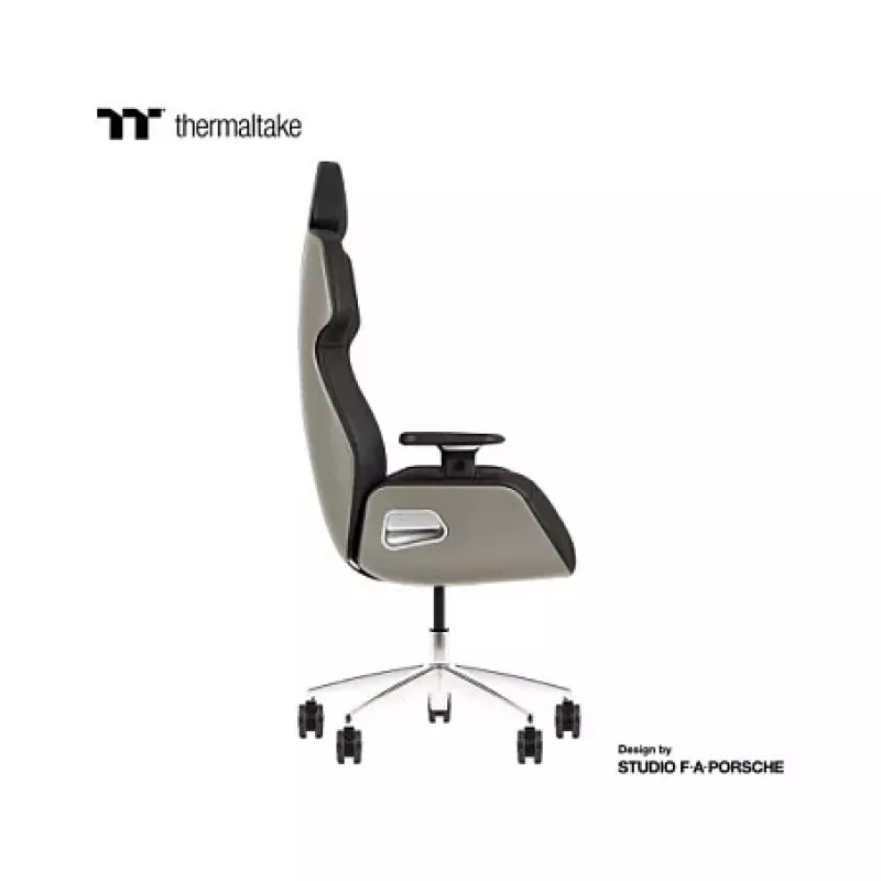 Cadeira gaming Thermaltake ARGENT E700 Ice Grey Metallic Alcantara Leather