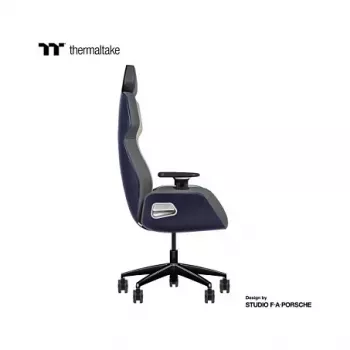 Cadeira Thermaltake ARGENT E700 Future Dusk com Slate Gray Crayon em pele genuína