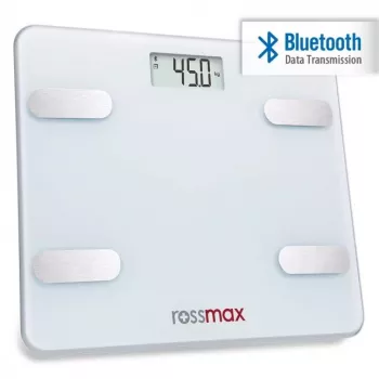 Monitor de gordura corporal Rossmax WF262 com balança e Bluetooth