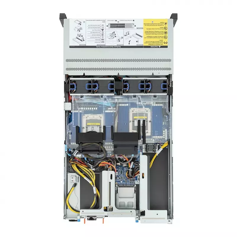 Servidor rack 2U barebone GIGABYTE R283-ZF1-AAL1 Rev. 3.x, duplo socket SP5