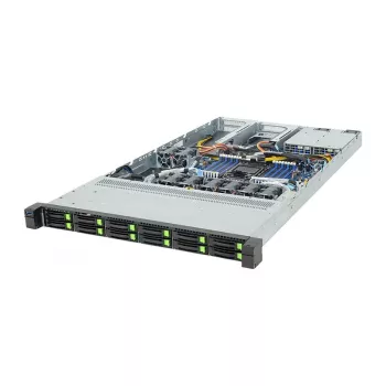 Servidor rack 1U barebone GIGABYTE R164-SG5-AAV1, LGA-4710 único, 4x baías hot-swap de 3,5