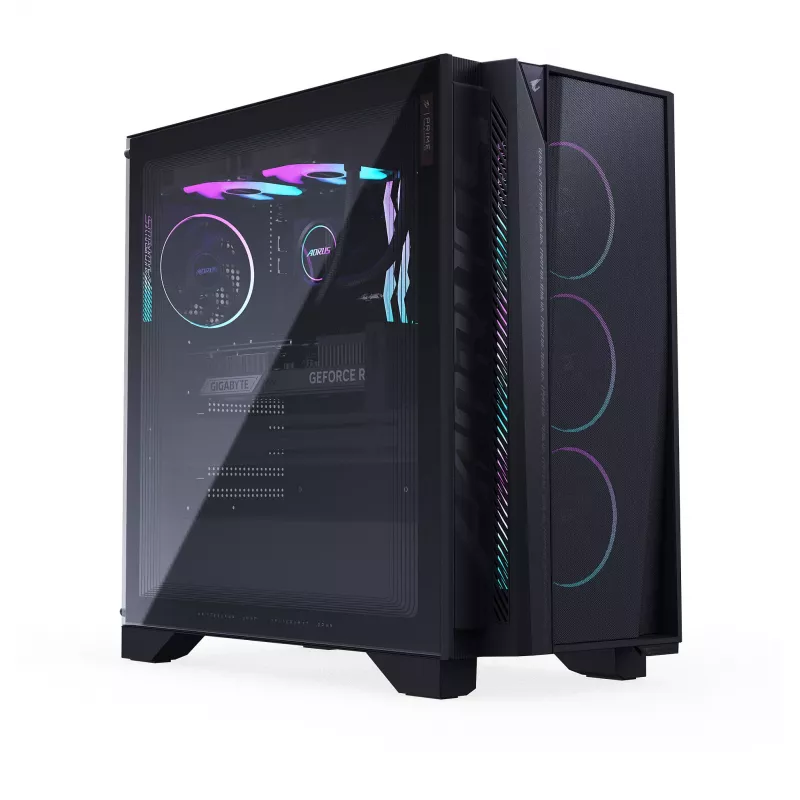 Secretária gaming Gigabyte AORUS Prime 5 AP5A7N8-5103 Ryzen 7 9800X3D 32GB 2TB SSD RTX 5080 Windows 11 Home