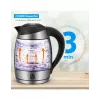 Chaleira sem fios ForMe FKG-458 1,8 L aço inoxidável / preto