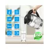 Chaleira sem fios ForMe FKG-458 1,8 L aço inoxidável / preto