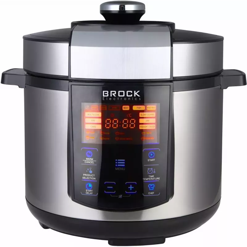 Picadora de carne elétrica Brock PMC 2006 2000W preto/prateado