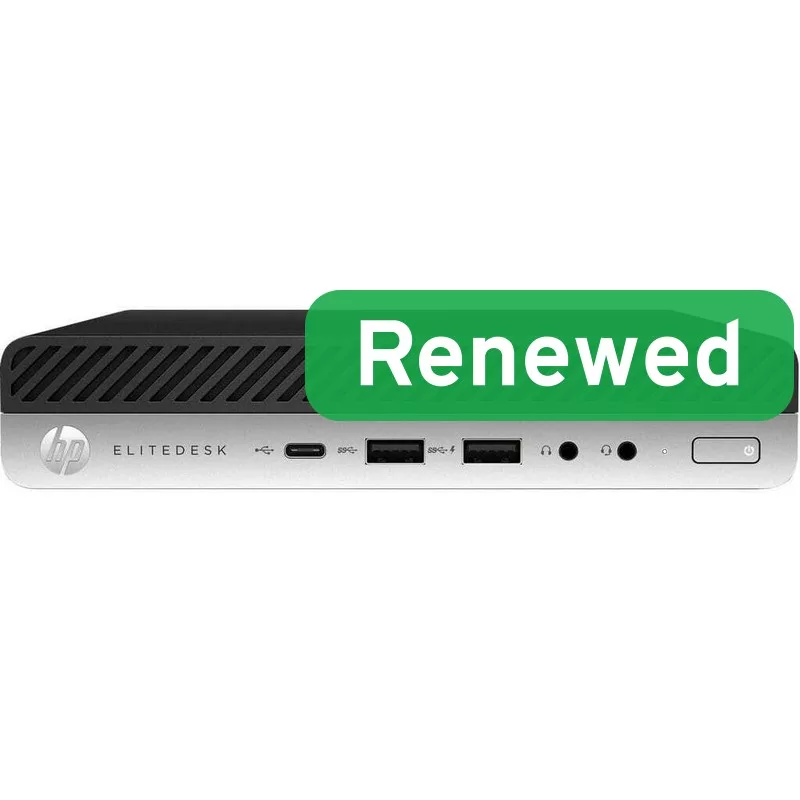 HP EliteDesk 800 G3 DM recondicionado Intel Core i5-7500 16GB 500GB HDD Intel HD Graphics 630 Windows 11 Pro