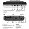 HP ProDesk 600 G4 DM recondicionado grau A Intel Core i3-8100T 8 GB NVMe 128 GB Intel UHD Graphics 630 Windows 11 Home