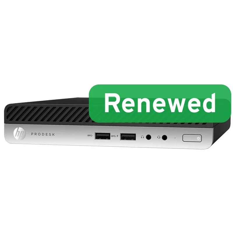 HP ProDesk 600 G4 DM recondicionado grau B Intel Core i3-8100T 8GB 128GB SSD NVMe Intel UHD Graphics 630 Windows 11 Home mini de secretária