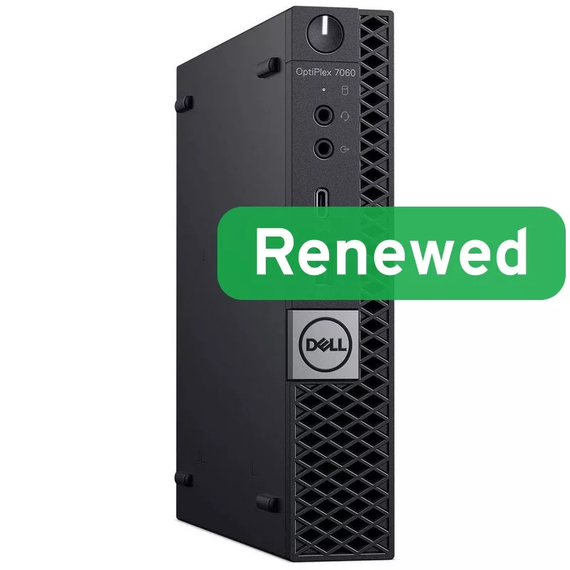 DELL OptiPlex 7060 Micro recondicionado grau A Intel Core i5-8500T 16GB RAM 128GB SSD Intel UHD Graphics 630 Windows 11 Pro