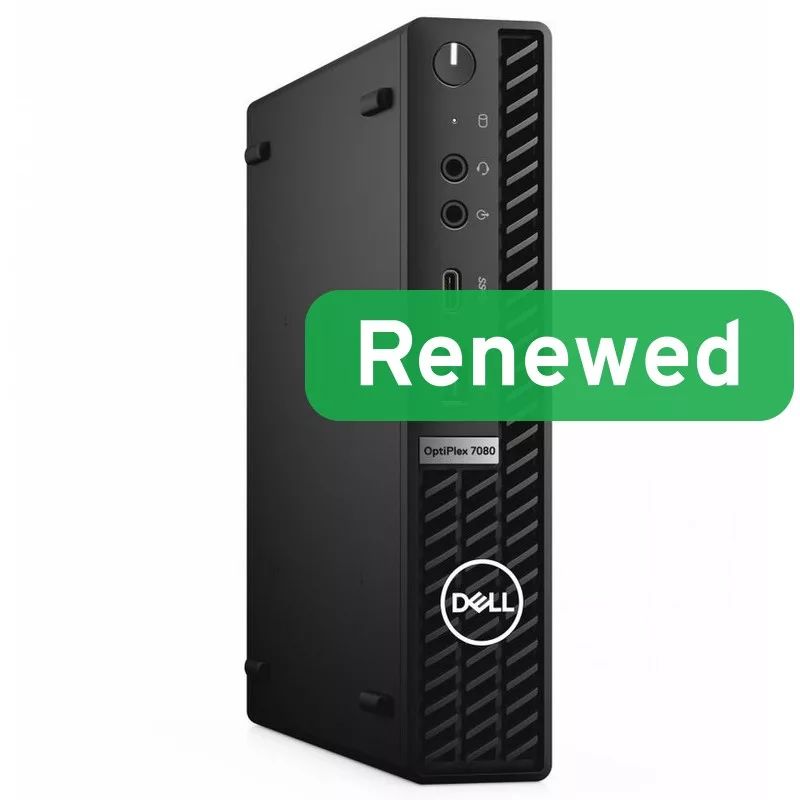 DELL OptiPlex 7080 Micro recondicionado grau A Intel Core i5-10500T 16GB RAM 256GB SSD Intel UHD Graphics 630 Windows 11 Pro