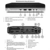 Mini PC HP EliteDesk 800 G4 recondicionado Intel Core i5-8500T 8GB RAM 256GB SSD Windows 11 Pro grau B